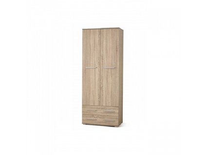 Šatní skříň NEW LIMA 77 (Varianta dub sonoma)